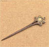 Traditional Women Wooden Hollow Carved Hair Stick