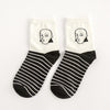 Funny Women Cotton Socks Japanese Cartoon Figure Pattern