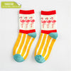 Autumn Winter Cute Flamingo Fashion Brand Cotton Socks